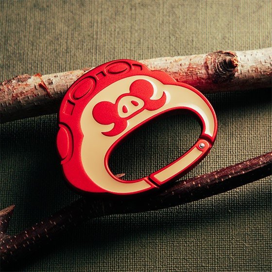 Official Ghibli Totoro Carabiner/Charm • My Neighbor Totoro, Porco Rosso Snap Link/Bag Decor/Keychain - Kamaji Market