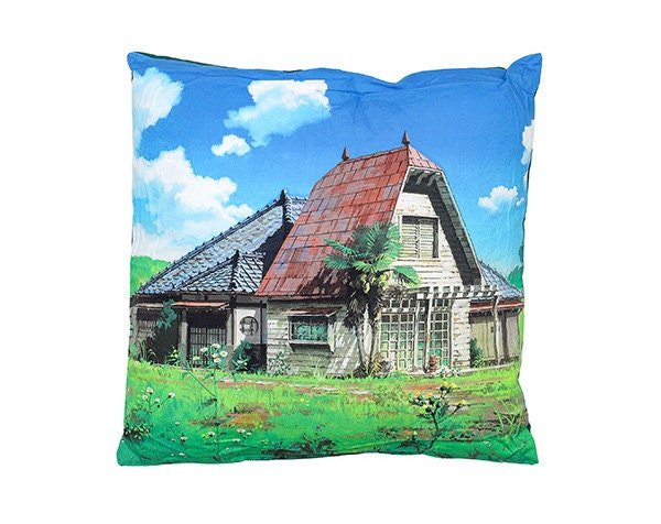 Official Ghibli Totoro Cotton Cushion • My Neighbor Totoro "Mei's House" Pillow/Interior Decor - Kamaji Market