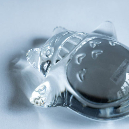 Official Ghibli Totoro Crystal Glass Figure/Paperweight • My Neighbor Totoro Home Decor/Interier Design - Kamaji Market