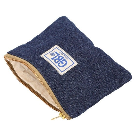Official Ghibli Totoro Denim Pouch/Clutch • My Neighbor Totoro Case/Cosmetic Bag/Wallet/Makeup Bag/Purse - Kamaji Market