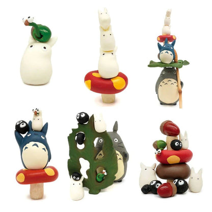 Official Ghibli Totoro Figure Set/Balance Toy • Small Figurine/Mini Statue/Replica/Home Decor/Interior Diorama • My Neighbor Totoro Gift - Kamaji Market