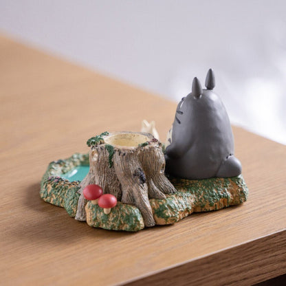Official Ghibli Totoro Figure/Accessory Case/Holder • My Neighbor Totoro Small Figurine/Mini Statue/Replica/Home Decor/Interior Diorama Gift - Kamaji Market
