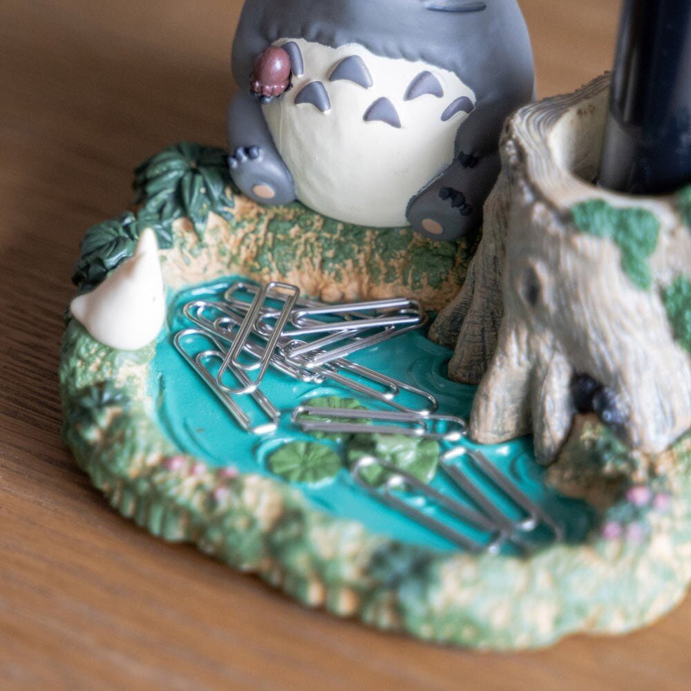 Official Ghibli Totoro Figure/Accessory Case/Holder • My Neighbor Totoro Small Figurine/Mini Statue/Replica/Home Decor/Interior Diorama Gift - Kamaji Market
