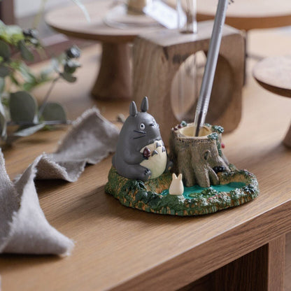 Official Ghibli Totoro Figure/Accessory Case/Holder • My Neighbor Totoro Small Figurine/Mini Statue/Replica/Home Decor/Interior Diorama Gift - Kamaji Market