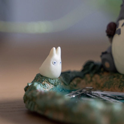 Official Ghibli Totoro Figure/Accessory Case/Holder • My Neighbor Totoro Small Figurine/Mini Statue/Replica/Home Decor/Interior Diorama Gift - Kamaji Market