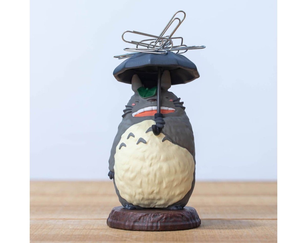Official Ghibli Totoro Figure/Clip Holder • My Neighbor Totoro Figurine/Statue/Replica/Home Decor/Interior Diorama - Kamaji Market