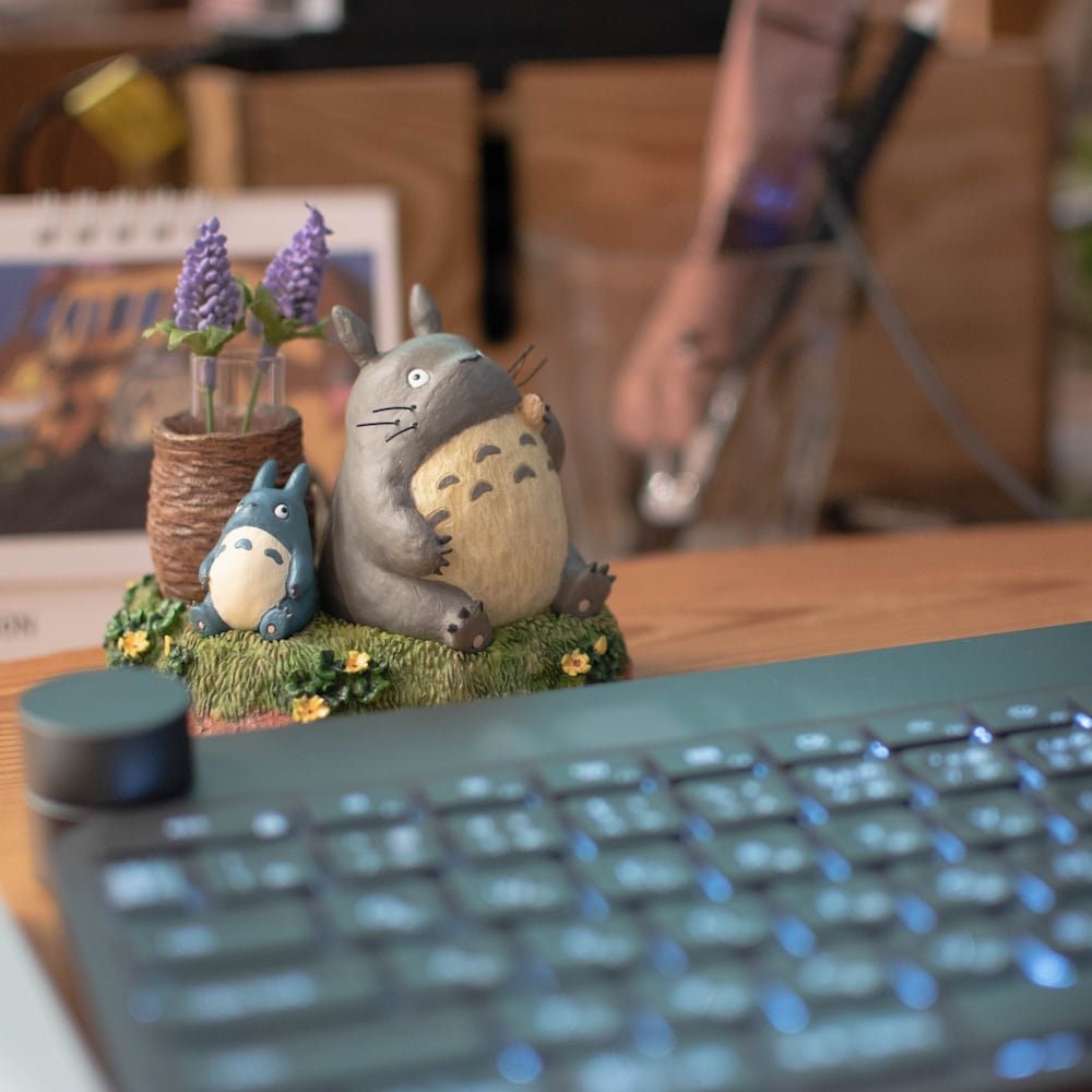 Official Ghibli Totoro Figure/Vase • My Neighbor Totoro Small Figurine/Mini Statue/Home Decor/Interior Diorama - Kamaji Market
