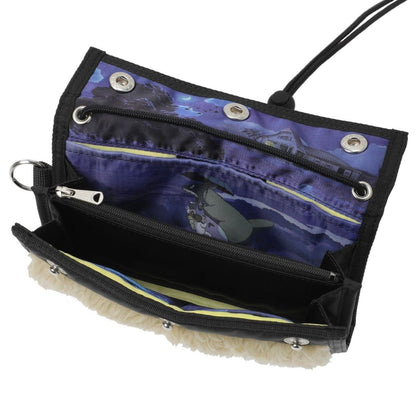 Official Ghibli Totoro Fluffy Clutch/Shoulder Bag • My Neighbor Totoro Handbag/Cosmetic Bag/Wallet/Makeup Bag/Pochette - Kamaji Market