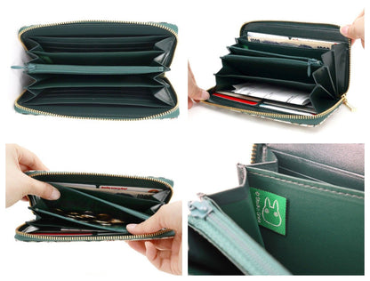 Official Ghibli Totoro Genuine Leather Wallet/Clutch • My Neighbor Totoro Coin Case/Purse/Pouch - Kamaji Market
