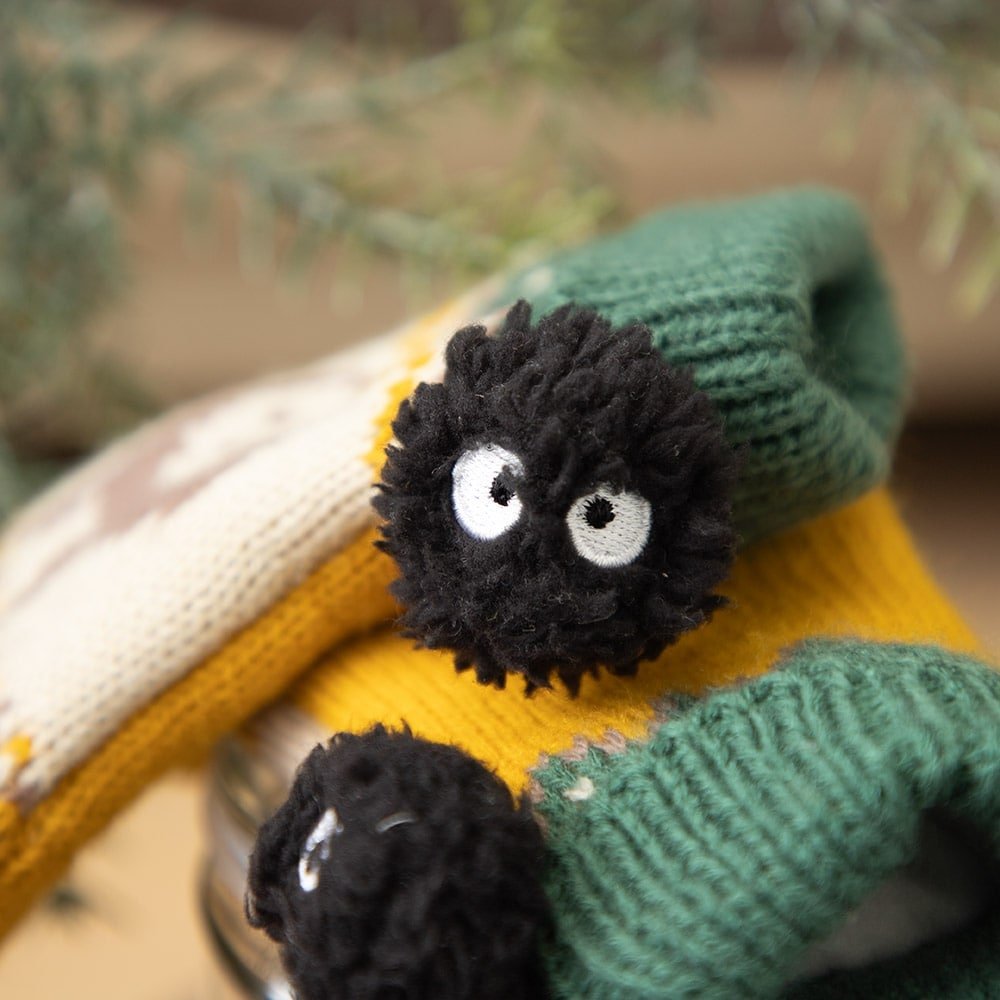 Official Ghibli Totoro Gloves • My Neighbor Totoro Ponpon Mittens/Muff/Winter Clothes - Kamaji Market