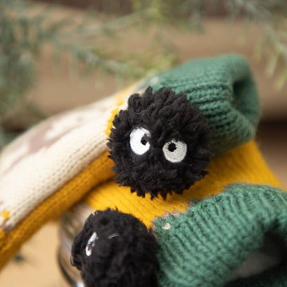 Official Ghibli Totoro Gloves • My Neighbor Totoro Ponpon Mittens/Muff/Winter Clothes - Kamaji Market