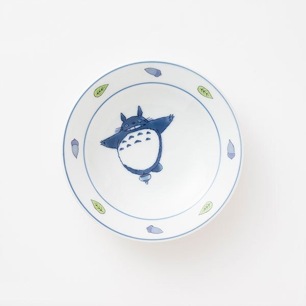 Official Ghibli Totoro Handmade Bean Plate/Dish/Tray SET of 3 • My Neighbor Totoro Japanese Porcelain Home Decor - Kamaji Market
