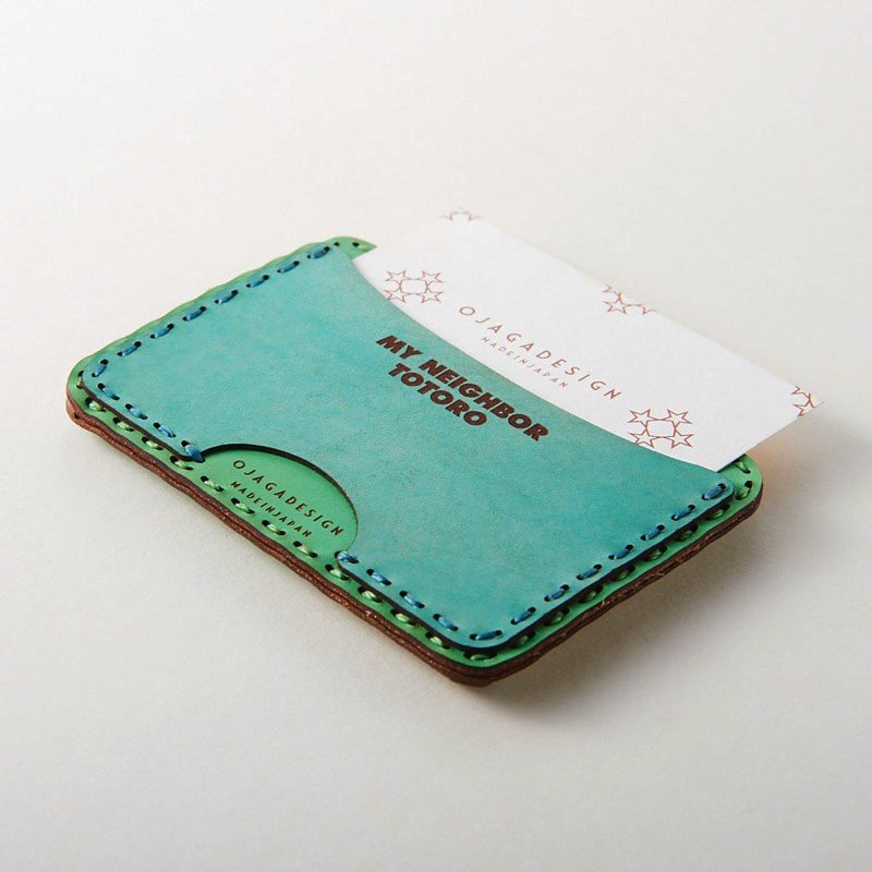 Official Ghibli Totoro Handmade Genuine Leather Card Case • My Neighbor Totoro Pass Case - Kamaji Market