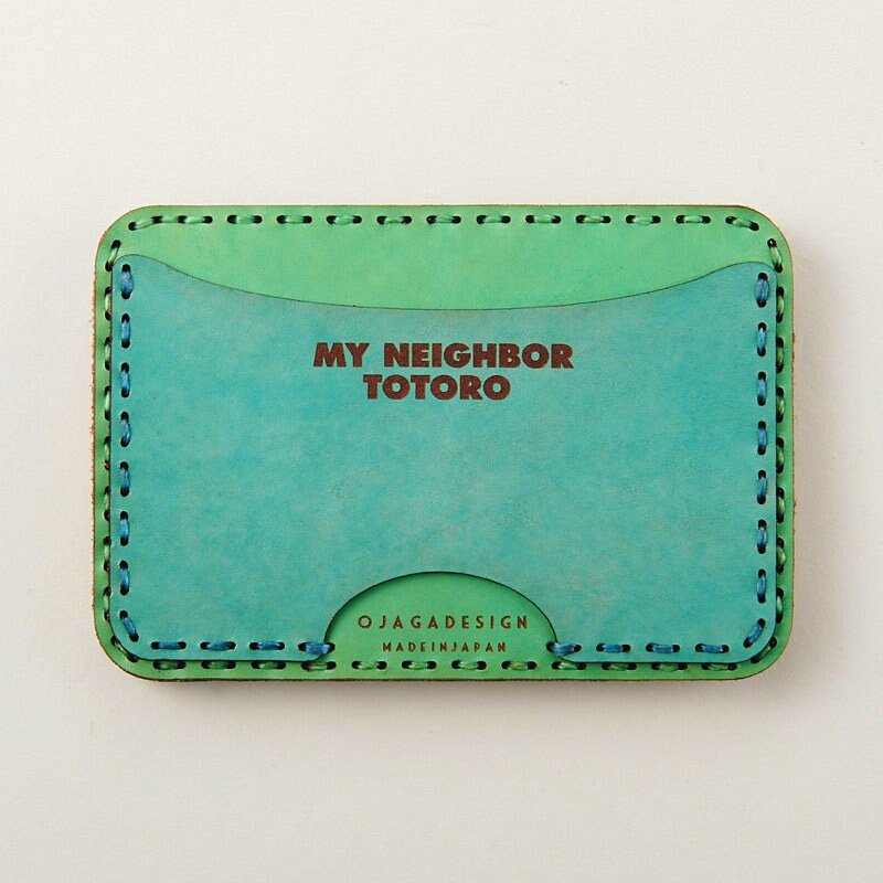 Official Ghibli Totoro Handmade Genuine Leather Card Case • My Neighbor Totoro Pass Case - Kamaji Market