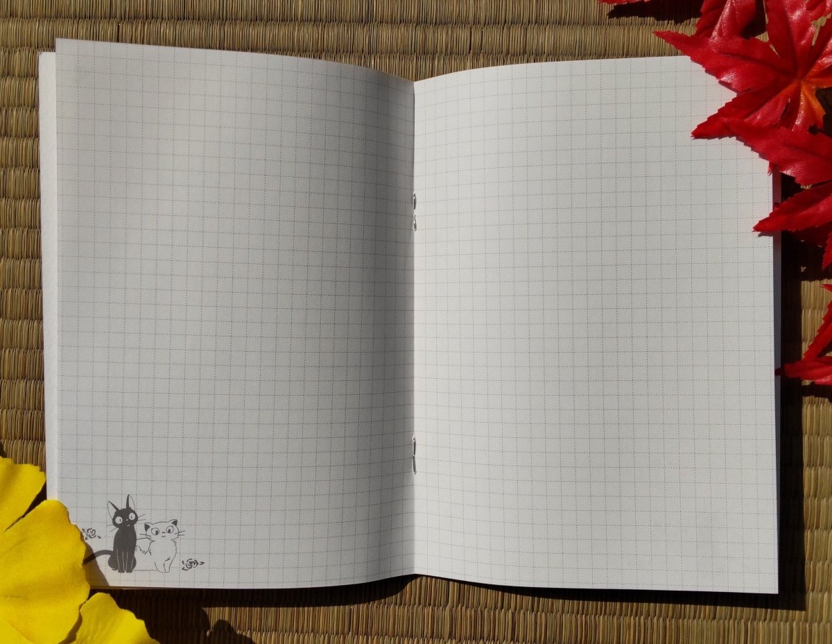 Official Ghibli Totoro, Kikis Delivery Notebook • Vintage Notepad/Sketchpad/Planner/Diary • Jiji Japanese Stationery - Kamaji Market