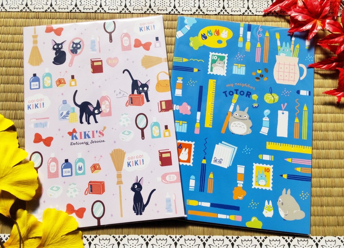 Official Ghibli Totoro, Kikis Delivery Notebook/Sketchbook/Writing pad/Planner/Notepad • Japanese Stationery • Jiji Gigi - Kamaji Market