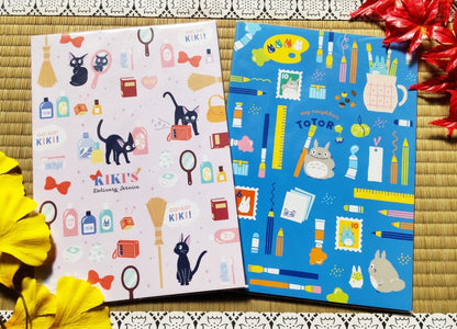 Official Ghibli Totoro, Kikis Delivery Notebook/Sketchbook/Writing pad/Planner/Notepad • Japanese Stationery • Jiji Gigi - Kamaji Market