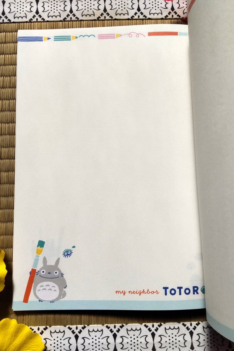 Official Ghibli Totoro, Kikis Delivery Notebook/Sketchbook/Writing pad/Planner/Notepad • Japanese Stationery • Jiji Gigi - Kamaji Market
