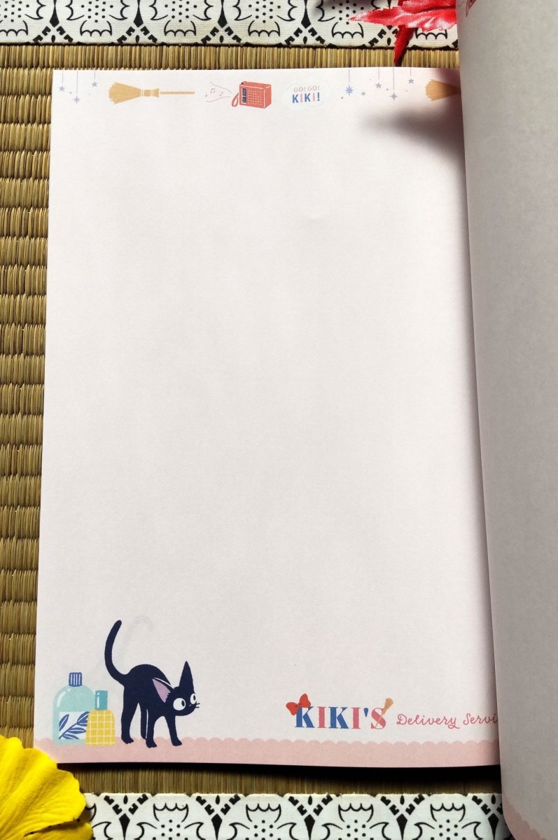 Official Ghibli Totoro, Kikis Delivery Notebook/Sketchbook/Writing pad/Planner/Notepad • Japanese Stationery • Jiji Gigi - Kamaji Market