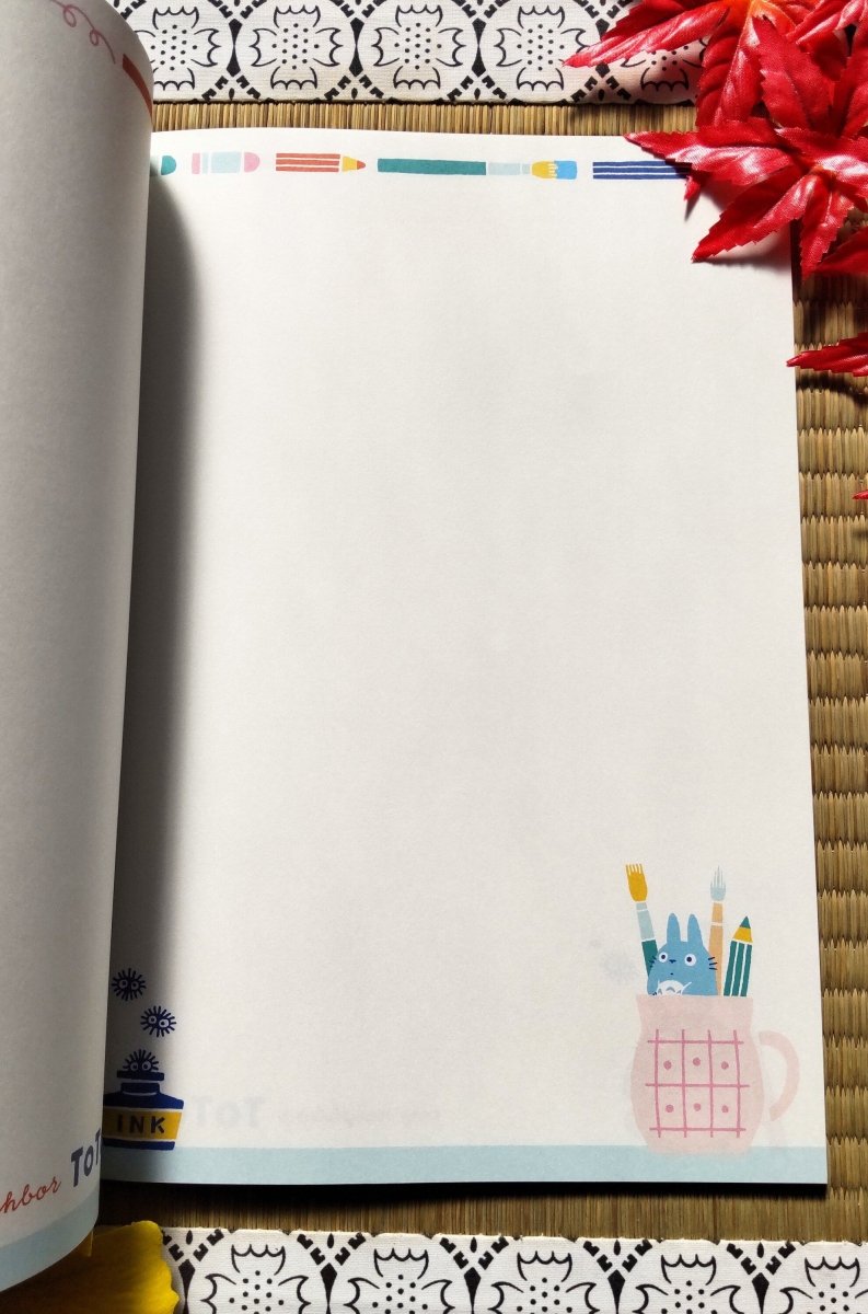 Official Ghibli Totoro, Kikis Delivery Notebook/Sketchbook/Writing pad/Planner/Notepad • Japanese Stationery • Jiji Gigi - Kamaji Market