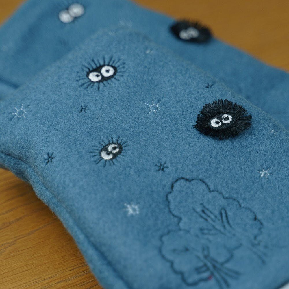 Official Ghibli Totoro Mittens • My Neighbor Totoro Gloves/Muff/Winter Clothes with Kurosuke - Kamaji Market