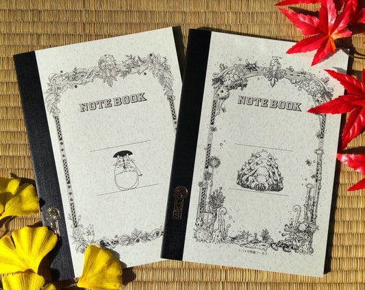 Official Ghibli Totoro, Nausicaa Notebook/Sketchbook/Notepad/Writing pad • Nausicaä of Valley of the Wind Anime Stationery - Kamaji Market
