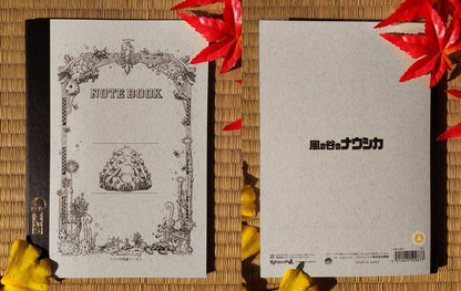 Official Ghibli Totoro, Nausicaa Notebook/Sketchbook/Notepad/Writing pad • Nausicaä of Valley of the Wind Anime Stationery - Kamaji Market