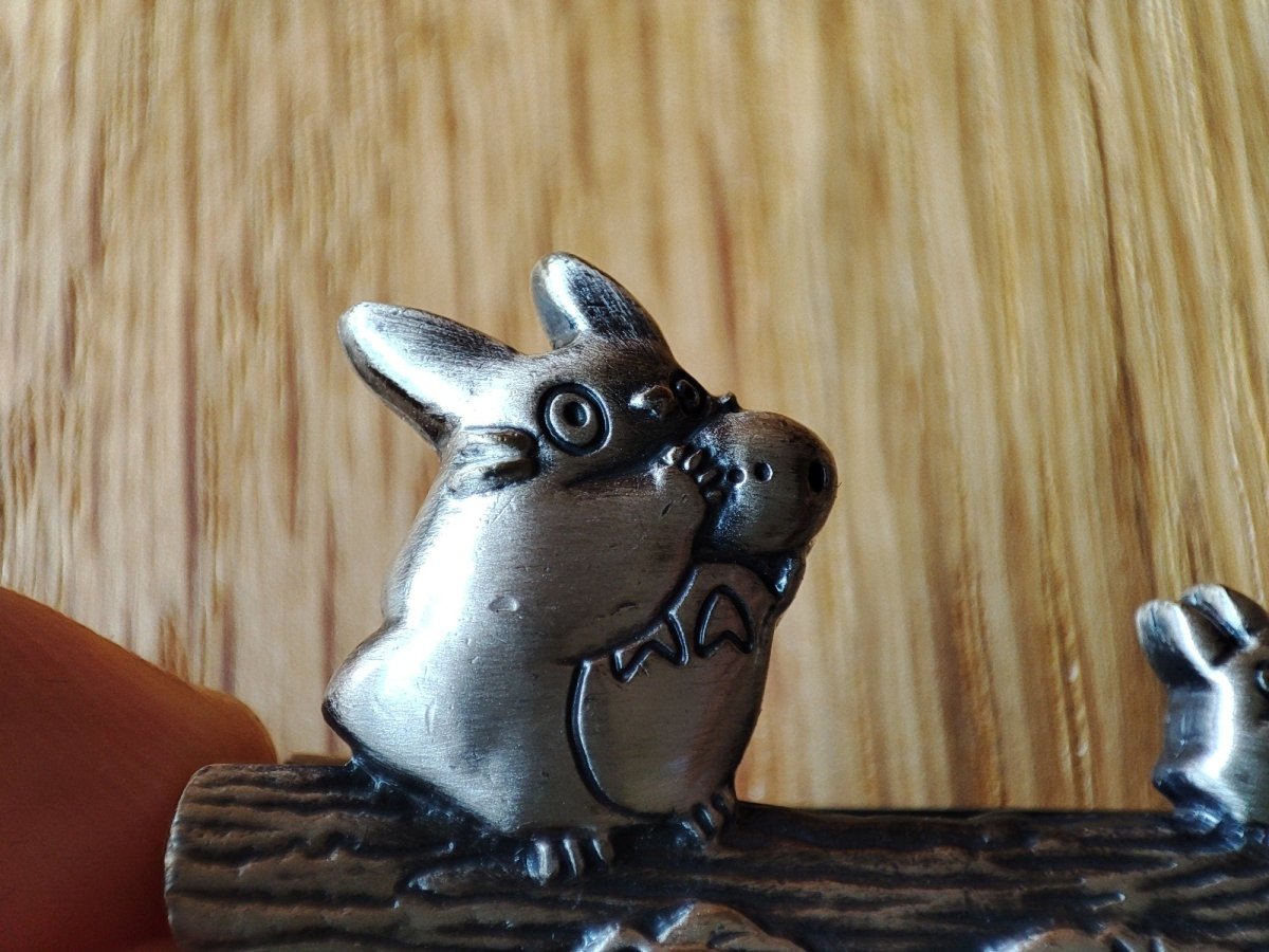 Official Ghibli Totoro Necktie Pin • My Neighbor Totoro Neckwear/Ascot/Cravat/Accent Clothes • Brass Tie Pin - Kamaji Market