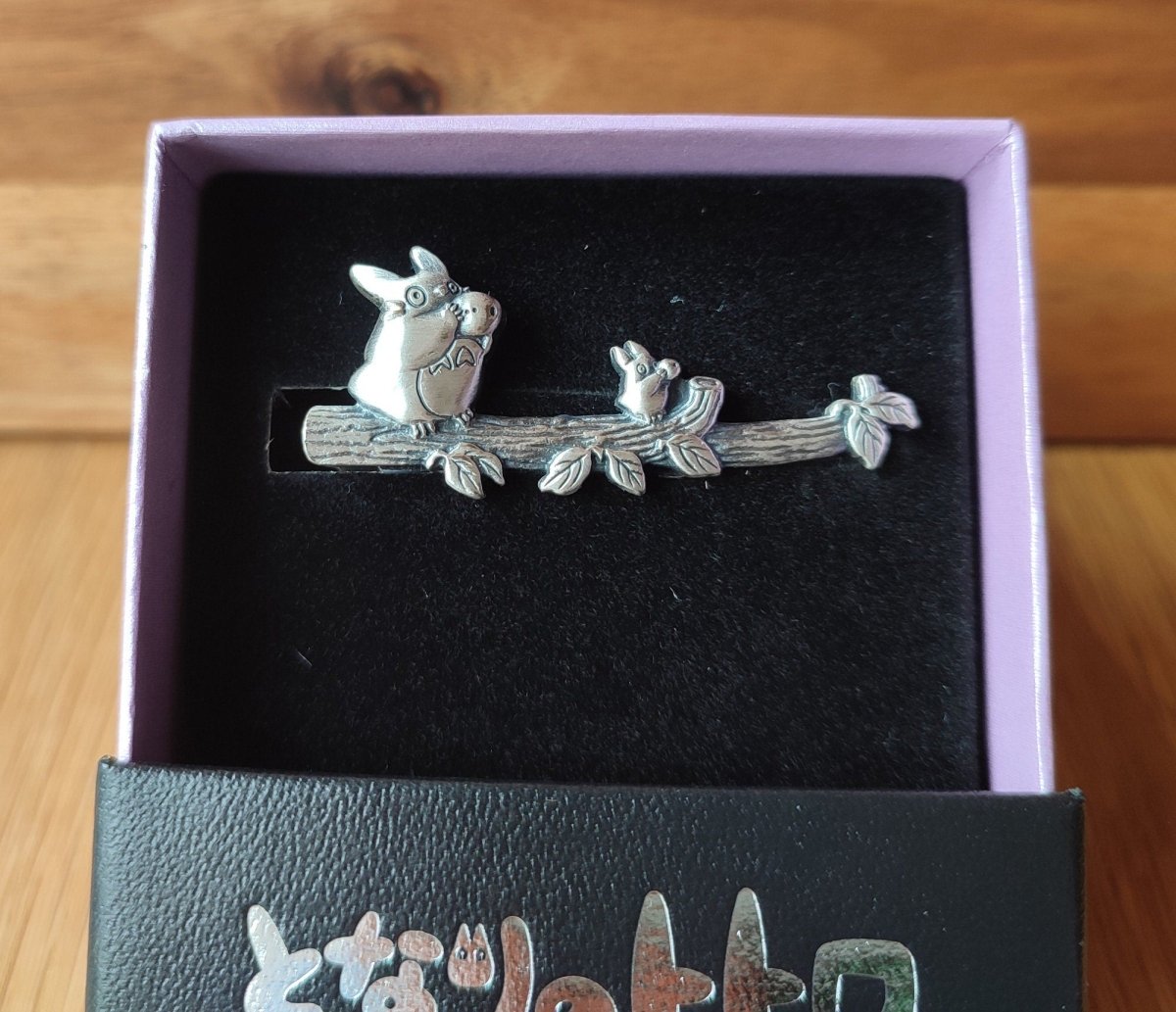 Official Ghibli Totoro Necktie Pin • My Neighbor Totoro Neckwear/Ascot/Cravat/Accent Clothes • Brass Tie Pin - Kamaji Market