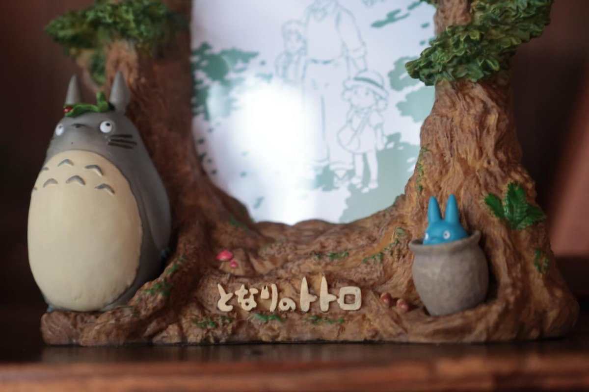 Official Ghibli Totoro Photo Frame 2026 • My Neighbor Totoro Desk Decor/Interior Diorama - Kamaji Market