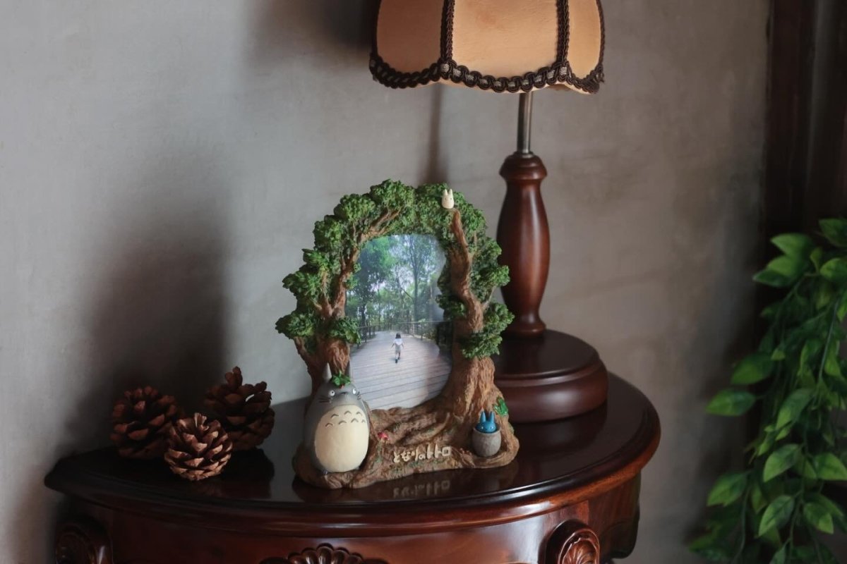 Official Ghibli Totoro Photo Frame 2026 • My Neighbor Totoro Desk Decor/Interior Diorama - Kamaji Market