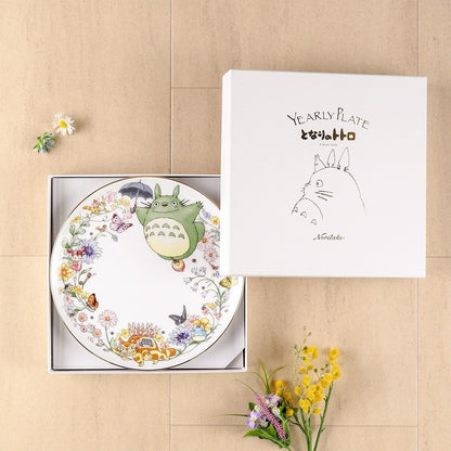Official Ghibli Totoro Plate 2024 Noritake • My Neighbor Totoro Dinner Plate • Japanese Tableware/Dinnerware - Kamaji Market