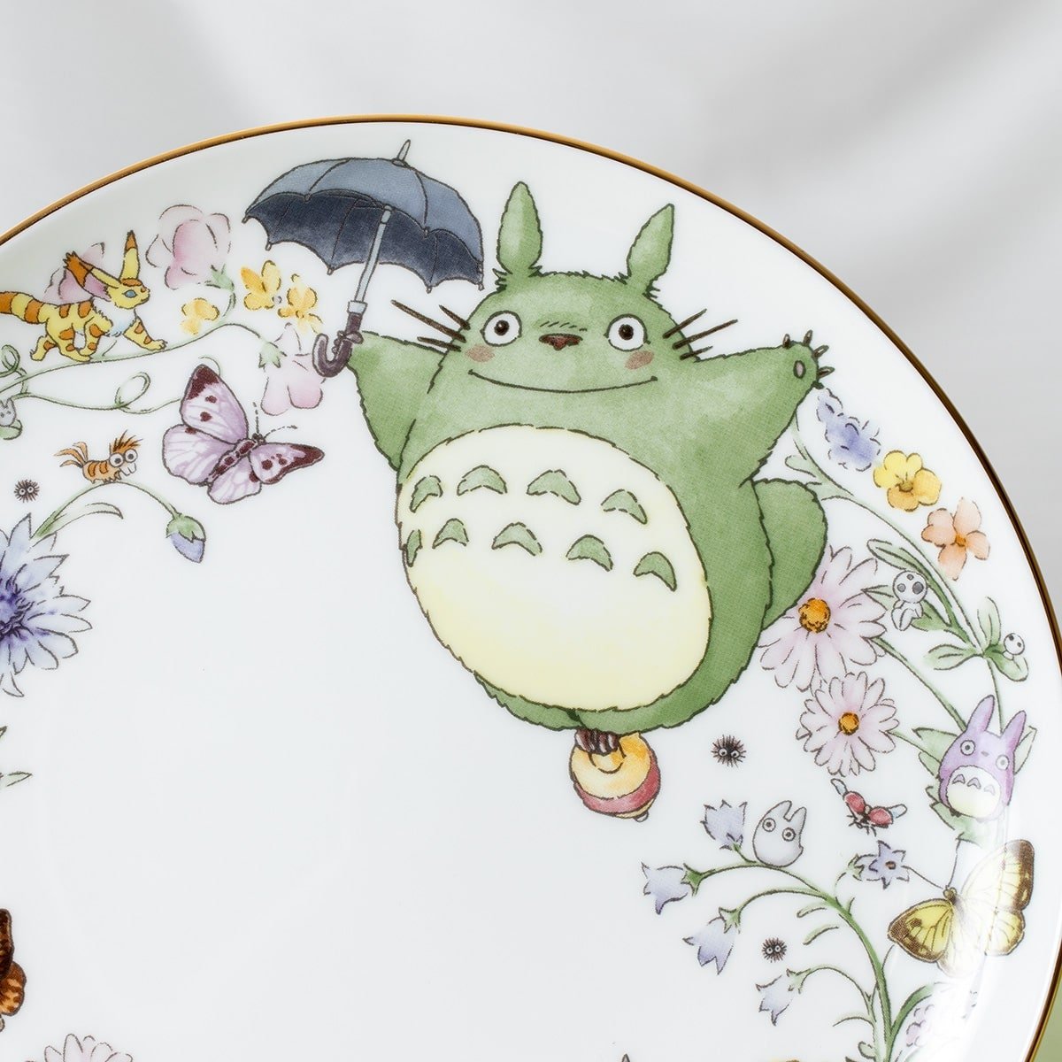 Official Ghibli Totoro Plate 2024 Noritake • My Neighbor Totoro Dinner Plate • Japanese Tableware/Dinnerware - Kamaji Market
