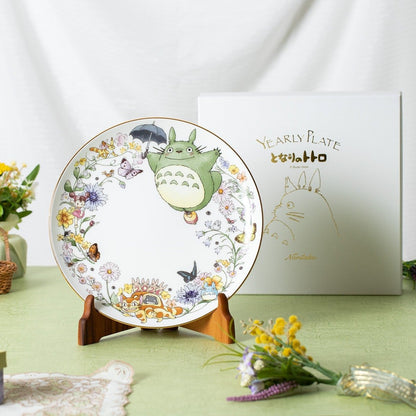 Official Ghibli Totoro Plate 2024 Noritake • My Neighbor Totoro Dinner Plate • Japanese Tableware/Dinnerware - Kamaji Market