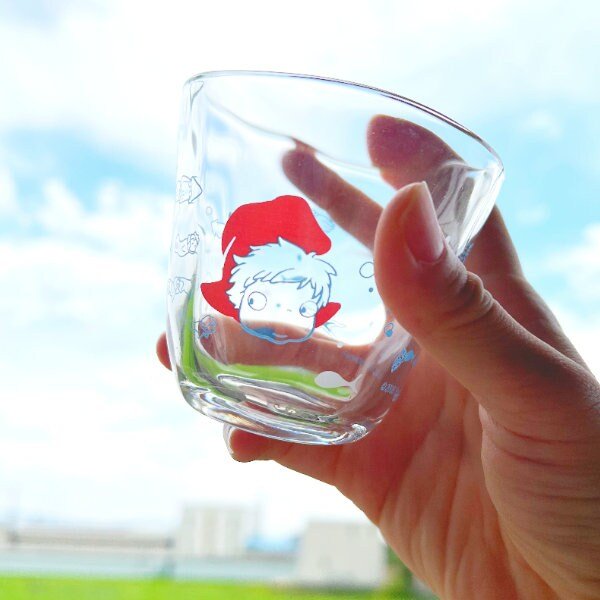Official Ghibli Totoro, Ponyo Glass/Cup • My Neighbor Totoro, Ponyo on the Cliff Japanese Tableware - Kamaji Market