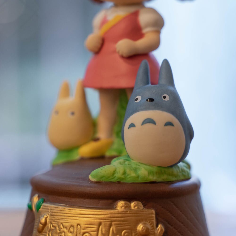 Official Ghibli Totoro Porcelain Music Box/Figure • My Neighbor Totoro Figurine/Statue/Replica/Interior Decor/Diorama - Kamaji Market