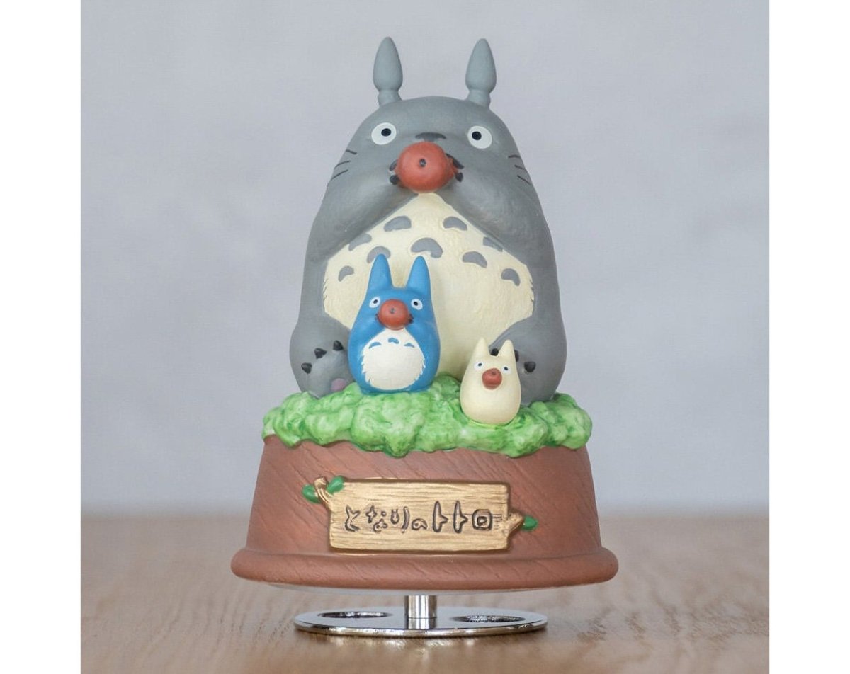 Official Ghibli Totoro Porcelain Music Box/Figure • My Neighbor
