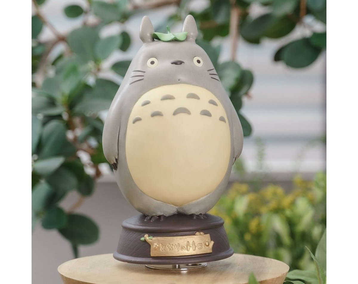 Official Ghibli Totoro Porcelain Music Box/Figure • My Neighbor Totoro Interior Decor/Diorama - Kamaji Market