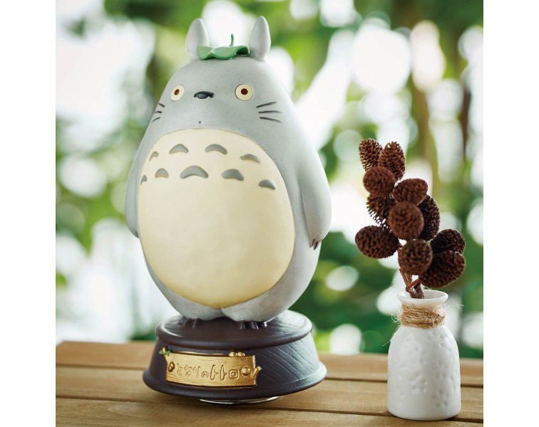 Official Ghibli Totoro Porcelain Music Box/Figure • My Neighbor Totoro Interior Decor/Diorama - Kamaji Market