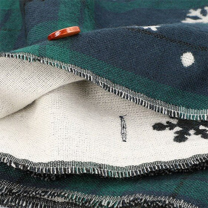 Official Ghibli Totoro Shoulder Shawl/Scarf • My Neighbor Totoro Jacquard Stole/Tippet/Cape/Put - on/Muffler - Kamaji Market