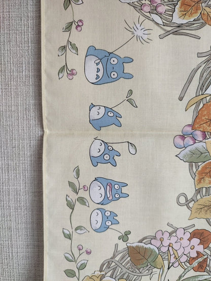Official Ghibli Totoro Tapestry/Wall Hanging • My Neighbor Totoro Bandana/Neckerchief/Scarf/Handkerchief/Interior Decor - Kamaji Market