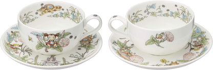Official Ghibli Totoro Tea Cup Set • Japanese Bone China Noritake Milk Cup/Saucer • My Neighbor Totoro Tableware/Dishware Gift - Kamaji Market