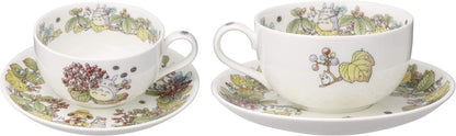 Official Ghibli Totoro Tea Cup Set • Japanese Bone China Noritake Milk Cup/Saucer • My Neighbor Totoro Tableware/Dishware Gift - Kamaji Market