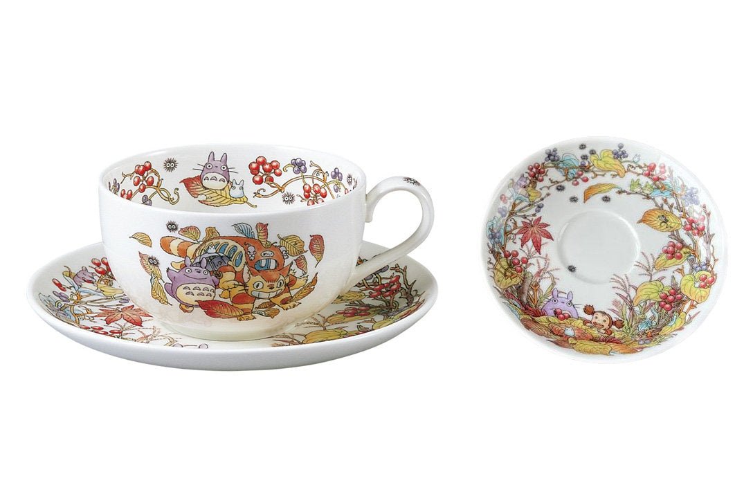 Official Ghibli Totoro Tea Cup Set • Japanese Bone China Noritake