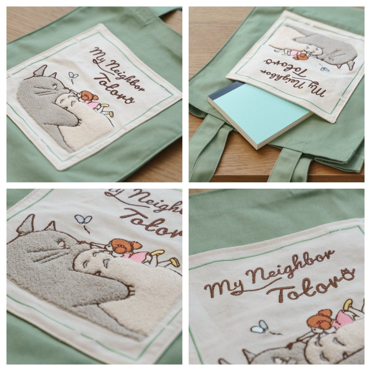 Official Ghibli Totoro Tote Bag/Card Case • My Neighbor Totoro Shoulder Bag/Shopper/Handbag/Hobo/Pass Case - Kamaji Market