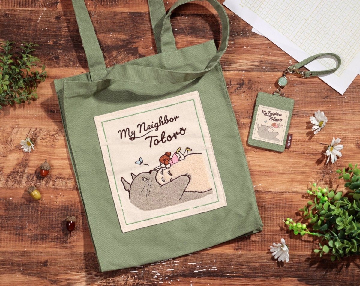 Official Ghibli Totoro Tote Bag/Card Case • My Neighbor Totoro Shoulder Bag/Shopper/Handbag/Hobo/Pass Case - Kamaji Market
