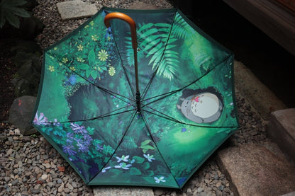 Official Ghibli Totoro Umbrella • My Neighbor Totoro "Mysterious Encounter" Decorative Accessory/Design Merch - Kamaji Market