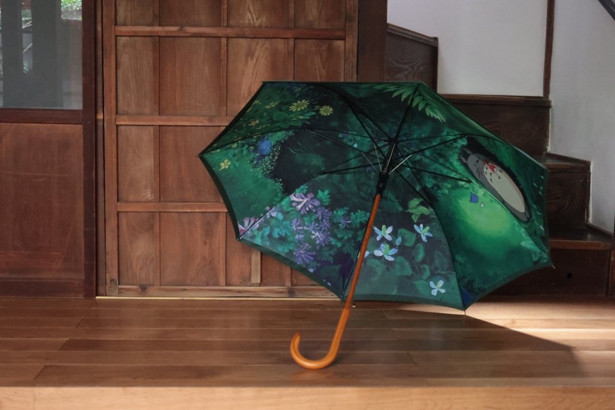Official Ghibli Totoro Umbrella • My Neighbor Totoro "Mysterious Encounter" Decorative Accessory/Design Merch - Kamaji Market