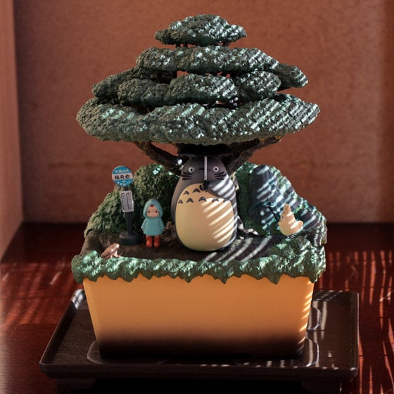 Official Ghibli Totoro Water Garden/Fountain • My Neighbor Totoro Bonsai Home Decor/Interior Diorama - Kamaji Market
