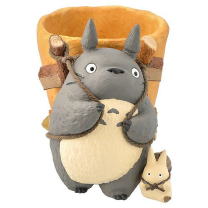 Official Ghibli Totoro with Basket Planter Cover • My Neighbor Totoro Pot/Home Decor/Interior Diorama - Kamaji Market